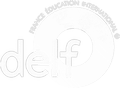 DELF A2 - French Course Details 1 Delf logo white icon